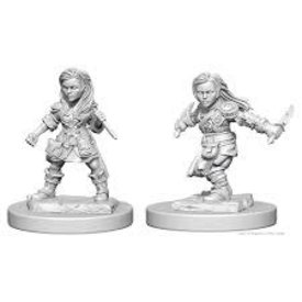 WIZKIDS DND - UNPAINTED MINIS - Female Halfling Rogue