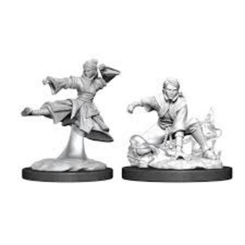 DND UNPAINTED MINIS: FEMALE HUMAN MONK