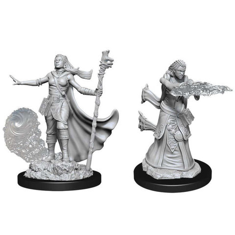 DND - UNPAINTED MINIS - Female Human Wizard