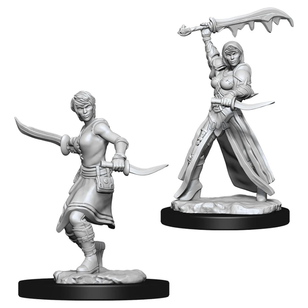 WIZKIDS DND UNPAINTED MINIS: FEMALE HUMAN ROGUE