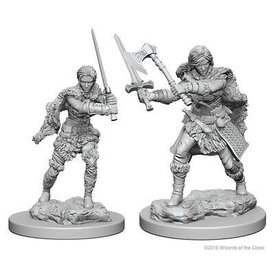 WIZKIDS DND - UNPAINTED MINIS - Humain Female Barbarian