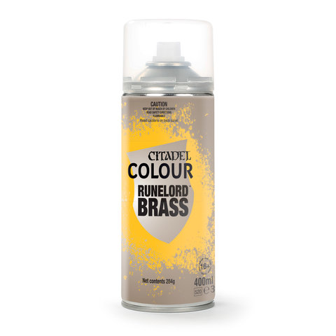 CITADEL - PRIMER/SPRAY PAINT - Runelord Brass