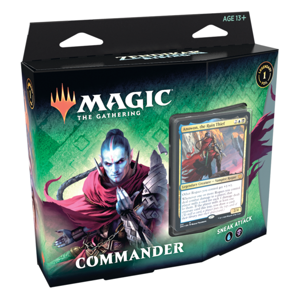Wizards of the Coast MTG - ZENDIKAR RISING - COMMANDER DECK - Sneak Attack