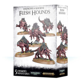 Age of Sigmar DAEMONS OF KHORNE FLESH HOUNDS