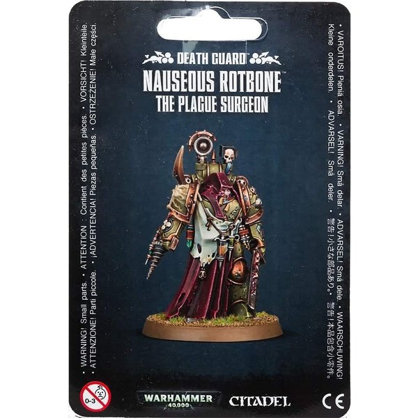 Death Guard 40K - DEATH GUARD - Nauseous Rotbone, the Plague Sugeon