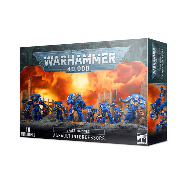 Space Marines 40K - SPACE MARINES - Assault Intercessors Squad
