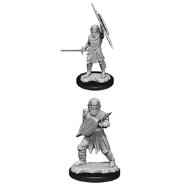 WIZKIDS DND UNPAINTED MINIS WV13 HUMAN FIGHTER MALE