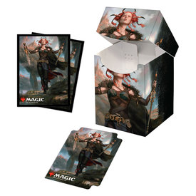 Ultra Pro UP COMBO (100 Sleeves + Box) D-BOX D-PRO MTG COMMANDER LEGENDS JESKA