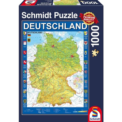 PUZZLE - 1000piece - Map of Germany