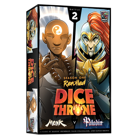 DICE THRONE S1 REROLLED - MONK VS PALADIN