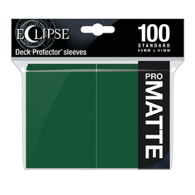 Ultra Pro UP D-PRO ECLIPSE DARK GREEN MATTE SLEEVES 100CT