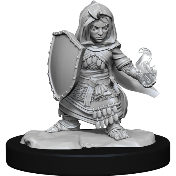 WIZKIDS PF UNPAINTED MINIS HALFLING CLERIC FEMALE