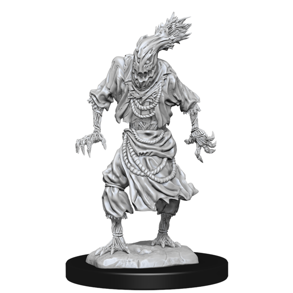 WIZKIDS DND UNPAINTED MINIS SCARECROW/STONE CURSED