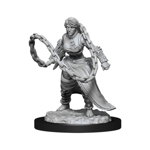 DND UNPAINTED MINIS HUMAN MONK FEMALE