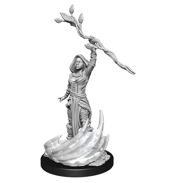 WIZKIDS DND UNPAINTED MINIS HUMAN DRUID FEMALE