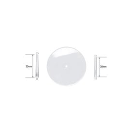 Citadel CITADEL - ROUND BASE - BALL TOP FLYING STEMS - 60mm