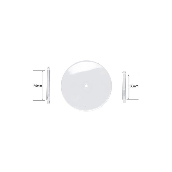 Citadel CITADEL - ROUND BASE - BALL TOP FLYING STEMS - 60mm