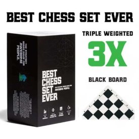 Best Chess Set Ever Best Chess Set Ever (Black) - Le Meilleur Jeu d'Échec (Noir)