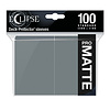 UP D-PRO ECLIPSE GREY MATTE SLEEVES 100CT