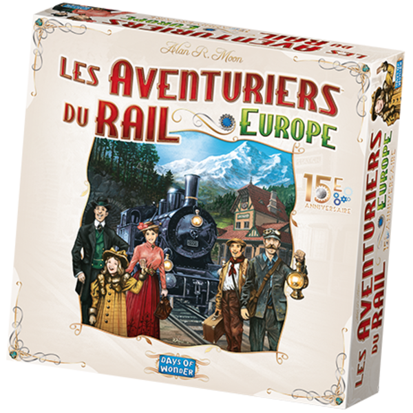 DAYS OF WONDER LES AVENTURIERS DU RAIL - EUROPE - 15E ANNIVERSAIRE