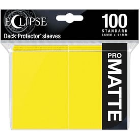 Ultra Pro UP D-PRO ECLIPSE YELLOW MATTE SLEEVES 100CT