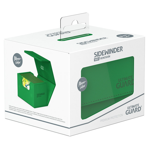 Ultimate Guard UG - DECK BOX - SIDEWINDER (100+) - Green