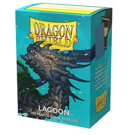 Arcane Tinmen DRAGON SHIELD - SLEEVES MATTE DUAL - Lagoon (100CT)