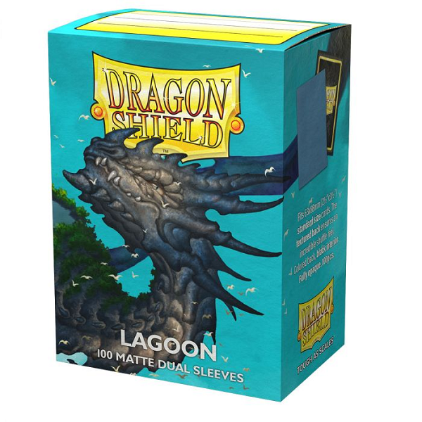 Arcane Tinmen DRAGON SHIELD SLEEVES MATTE DUAL LAGOON 100CT