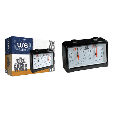 CHESS TIMER - Analog Black plastic