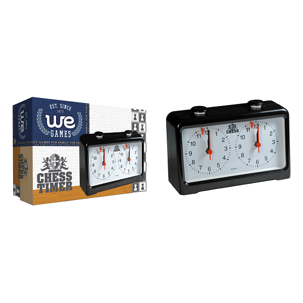 WeGames CHESS TIMER - Analog Black plastic