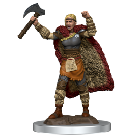 WIZKIDS DND - ICONS - Female Human Barbarian