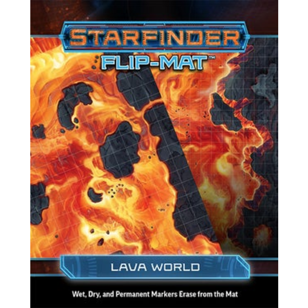 Paizo STARFINDER FLIP-MAT LAVA WORLD