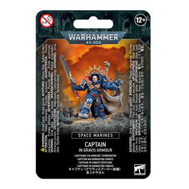 Space Marines 40K - SPACE MARINES - Captain in Gravis Armour