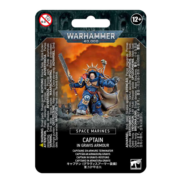 Space Marines 40K - SPACE MARINES - Captain in Gravis Armour