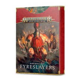 Fyreslayer AOS - WARSCROLL CARDS - Fyreslayers