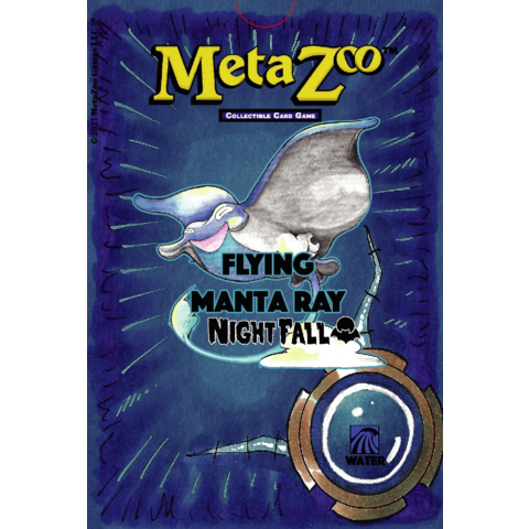 METAZOO NIGHTFALL DECK - FLYING MANTA RAY