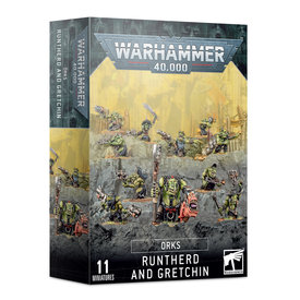 Orks 40K - ORKS - Runtherd and Gretchin