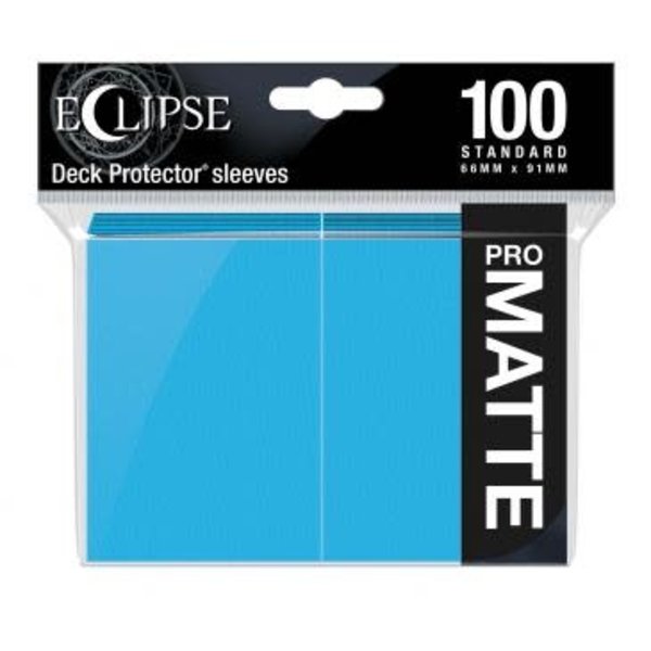 Ultra Pro UP D-PRO ECLIPSE LIGHT BLUE MATTE SLEEVES 100CT