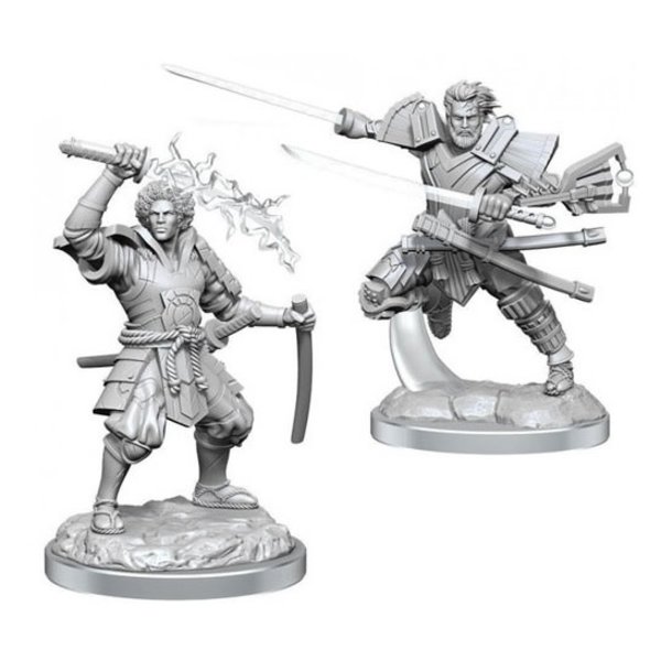 WIZKIDS MTG UNPAINTED MINIS WV5 RAIYUU AND ISSHIN