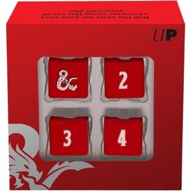 Ultra Pro UP - HEAVY METAL - DND - D6 - Red/White