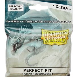 Arcane Tinmen DRAGON SHIELD - SLEEVES (100ct) - PERFECT FIT - SIDELOADER - Clear