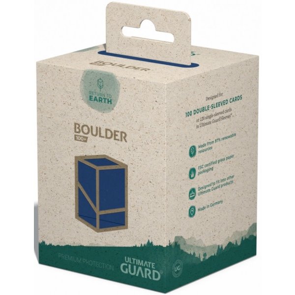 Ultimate Guard UG - RTE DECK CASE - BOULDER (100+) - Blue