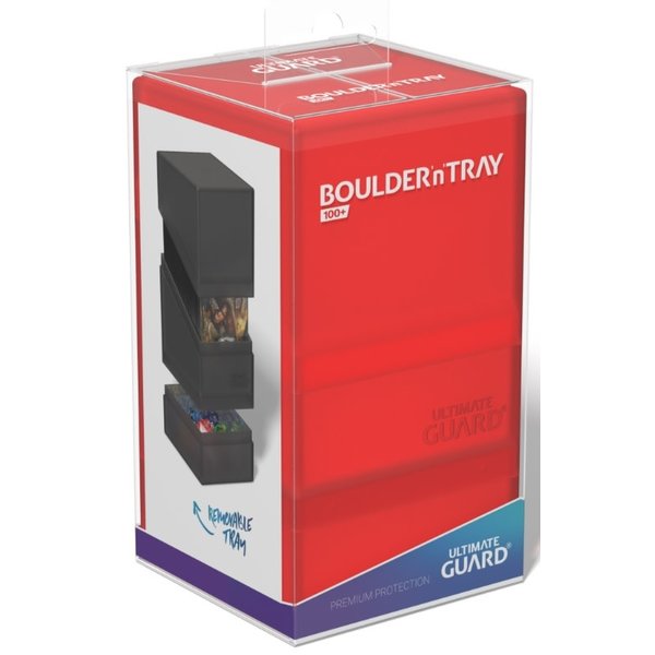 Ultimate Guard UG - DECK CASE - BOULDER'N'TRAY (100+) - Ruby