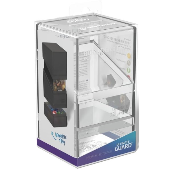 Ultimate Guard UG - DECK CASE - BOULDER'N'TRAY (100+) - Clear