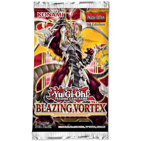 YGO BLAZING VORTEX BOOSTER PACK