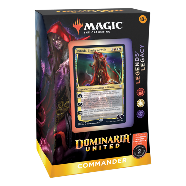 Wizards of the Coast MTG - DOMINARIA UNITED - COMMANDER  DECK - Legend's Legacy