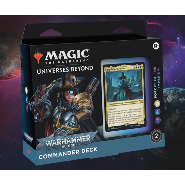 Wizards of the Coast MTG WARHAMMER 40000 COMMANDER REGULAR DECK (Forces of the Imperium)