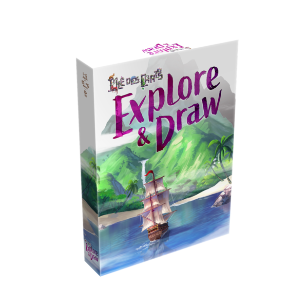 Lucky Duck Games L'ILE DES CHATS (FR) - Explore & Draw