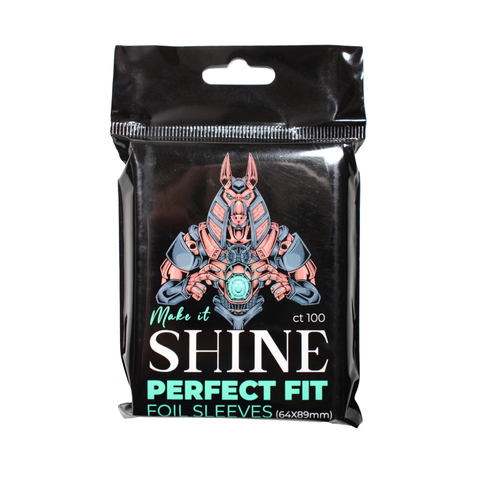 Make it Shine - Perfect Fit Foil Sleeves ct 100 (64mm x 89mm)