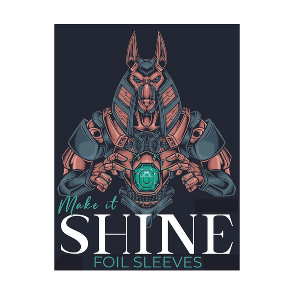 Make It Shine MAKE IT SHINE - PREMIUM SLEEVES (100ct) - FOIL - Black